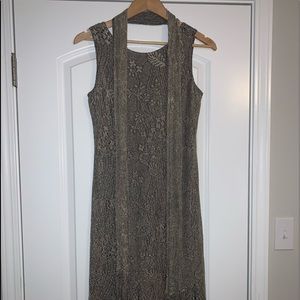 Fringe Dress W/scarf 🖤 Size 8